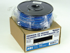 3D Printer Filament, 3.0mm ABS, Blue