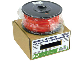 3D Printer Filament, 1.75mm PLA, Red