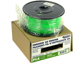 3D Printer Filament, 1.75mm PLA, Green