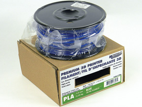 3D Printer Filament, 3.0mm PLA, Blue