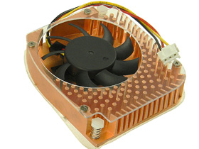 Heatsink, Copper with 12V Fan, for Graphic Board