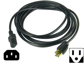 Power Cord 14ft. NEMA 5 to IEC C13