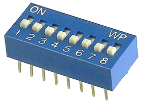 DIP Switch, 8 Position