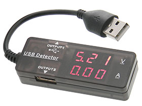 USB Power Monitor, Dual Display