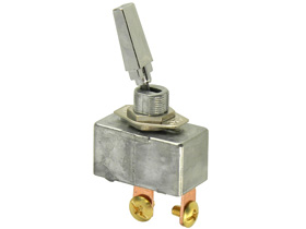 SPST On-Off  Full Size Toggle Switch, 12VDC, 35A