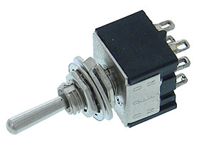 DPDT (MOM)-OFF-(MOM) Mini Toggle Switch