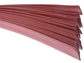 Pack of 25 - Red 25mm (.984in.) Dia. X 1200mm Heat Shrink Tubing