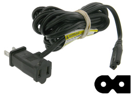 Power Tap Cord, 12ft. IEC C7 Polarized USED