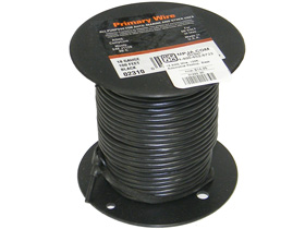 18 AWG Wire, 100ft. Automotive Hookup, Black