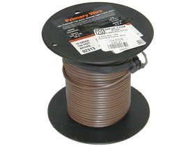 18 AWG Wire, 100ft. Automotive Hookup, Brown