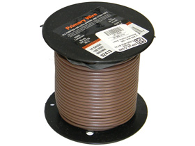 14 AWG Wire, 100ft. Automotive Hookup, Brown