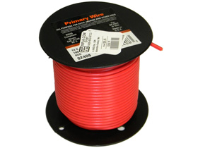 14 AWG Wire, 100ft. Automotive Hookup, Red