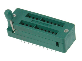 ZIF IC Test Socket, 20 Pin