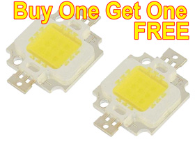 Buy One, Get One Free - 10 Watt Super Bright, Cool White LED Module