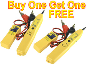 Buy One, Get One Free - Cable & Wire Tracer Set with Clip Leads