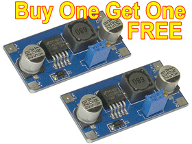 Buy One, Get One Free - Adjustable 1.5-37V DC/DC Buck Converter