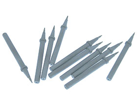 Pack of 10 - Solder Station 15860 TL, Replacement  Pointed 1/16in.Tip