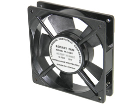 220VAC 4-11/16in. Sq. Box Fan, Commonwealth