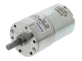 12VDC, 50 RPM Gearhead Motor