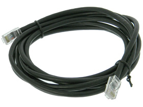 Cat5e Patch Cable, 9ft. Black