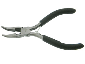 Bent Nose Plier, 5in. with Cutter