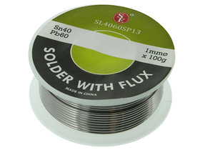 1mm Solder, Tin-Lead 40/60 0.22lb Spool