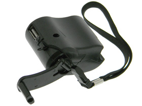 Hand Crank Charger, USB Jack