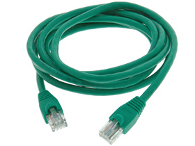 Cat-5 Cable, 24AWG, 2m Green