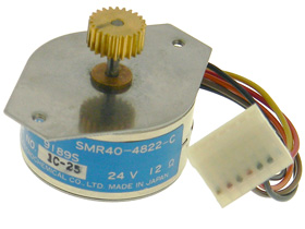 Stepper Motor, 24V, 15Deg. Fuji