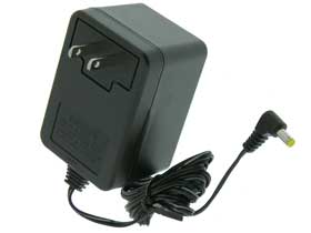 9VDC, 1.0A Unregulated Plug Supply, Kenwood