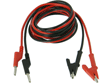 Set of 2 - Test Leads 2 meter Silicone Ins, Red & Black Pair