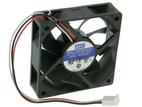 12VDC, 2-3/4in. Square X 3/4in. AVC Box Fan