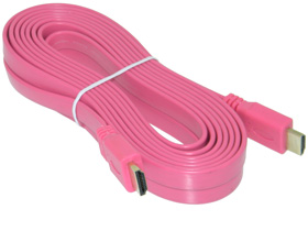 HDMI Cable, 5M Pink