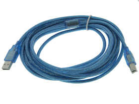 15ft. USB Cable, Type A Male to Type B Male