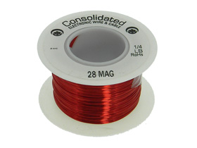 Wire, Magnet, 28AWG, 1/4lb.