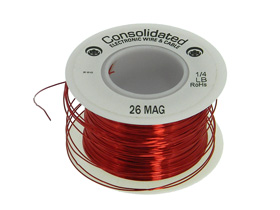 Wire, Magnet, 26AWG, 1/4lb.