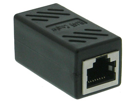 Coupler,  Cable, RJ-45 Jack to RJ-45 Jack