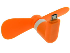 Cell Phone Fan for USB Micro B Plug