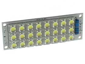 24 (3X8) Piranah LED, Cool White