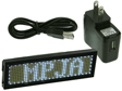 White LED Programmable Name Tag