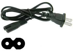 Power Cord 3ft. IEC C7 Polarized