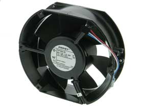 24VDC (12-28VDC), 6-3/4in. Oblong  X 2in. Axial Fan Paspt