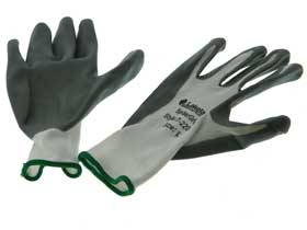 Gloves, Lightweight Sure Grip Nitrile Palm