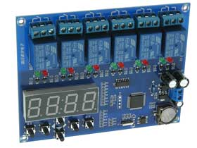 5 Channel Relay Timer