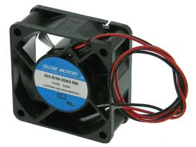 24VDC. 2-3/8in. Square X 1in. Globe Box Fan