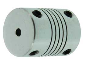 Coupling Flexible Helical Cut 3mm to 6mm