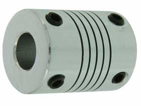 Coupling Flexible Helical Cut 8mm to 10mm