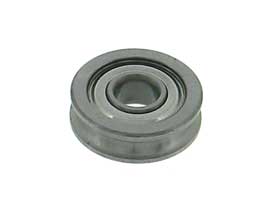 13mm Idler Pulley with Ball Bearings for 2mm Round Belt. 4mm Shaft