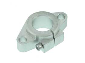 Flanged Support For Linear Guide Rail 20mm Bore