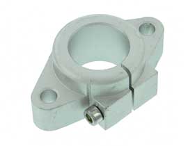 Flanged Support For Linear Guide Rail 25mm Bore